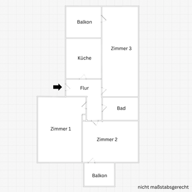 Foto - Wohnung zum Kaufen in Leipzig 288.000,00 € 72 m²