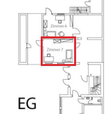 Foto - Wohnung zum Mieten in Duisburg 349,00 € 20.29 m²