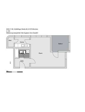 Foto - Wohnung zum Mieten in München 840,05 € 46.54 m²