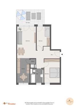 Foto - Wohnung zum Mieten in Dietzenbach 1.265,00 € 86.62 m²
