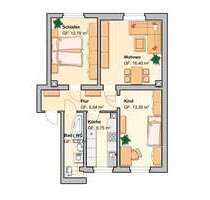 Wohnung zum Mieten in Werdau 358,00 € 65.09 m²