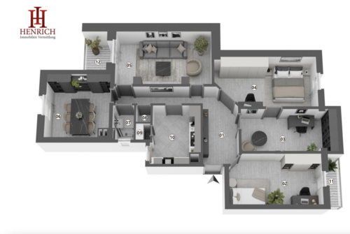 Foto - Wohnung zum Mieten in Frankfurt-Sachsenhausen 2.850,00 € 142.63 m²