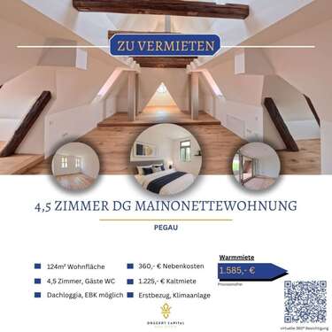 Foto - Wohnung zum Mieten in Pegau 1.225,00 € 123.6 m²
