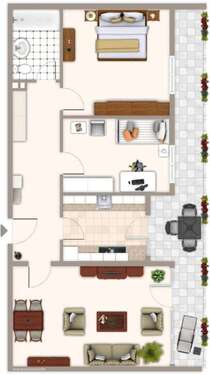 Foto - Wohnung zum Mieten in Mönchengladbach 375,29 € 60.48 m²