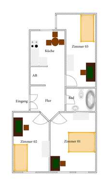Foto - WG-Zimmer in Berlin 425,00 € 18 m²