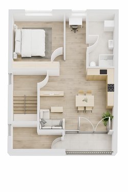 Foto - Wohnung zum Mieten in Leinefelde 830,00 € 80 m²