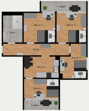 Foto - WG-Zimmer in Munich 860,00 € 18 m²