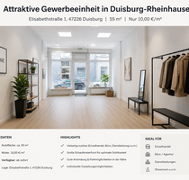 Einzelhandel in Duisburg 500,00 € 55 m²