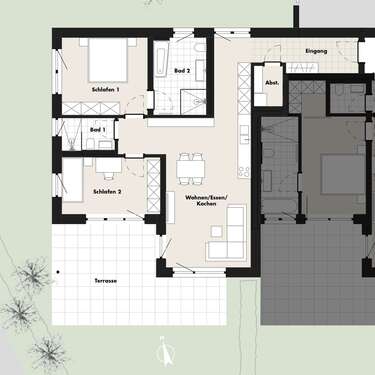 Foto - Wohnung zum Kaufen in Oberstaufen 731.000,00 € 94.97 m²