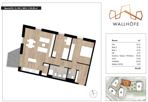 Foto - Wohnung zum Mieten in Ratingen 1.450,00 € 92.2 m²