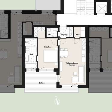 Foto - Wohnung zum Kaufen in Oberstaufen 545.000,00 € 69 m²
