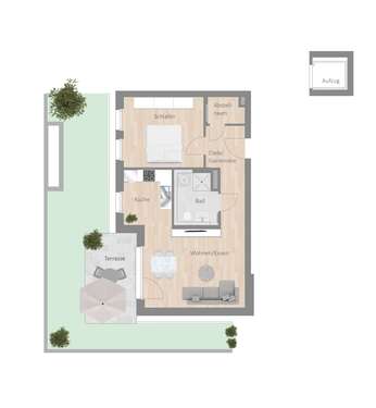 Foto - Wohnung zum Mieten in Besigheim 890,00 € 62.61 m²