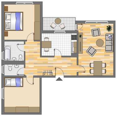 Foto - Wohnung zum Mieten in Ratingen 888,00 € 82 m²