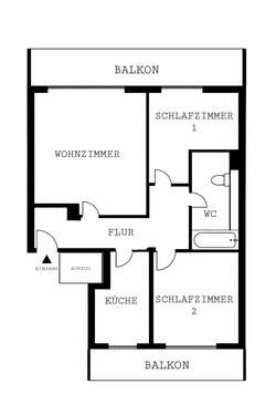 Foto - Wohnung zum Mieten in Düsseldorf Mörsenbroich 975,00 € 75 m²