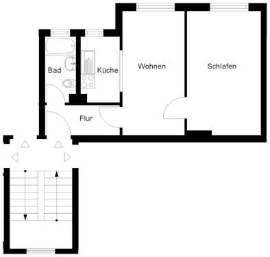 Foto - Wohnung zum Mieten in Neuwied 315,70 € 41 m²