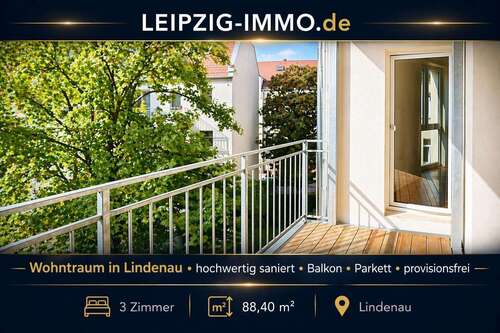 Foto - Wohnung zum Kaufen in Leipzig 339.000,00 € 88 m²