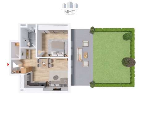 Foto - Wohnung zum Kaufen in Schwäbisch Gmünd 297.500,00 € 58.61 m²