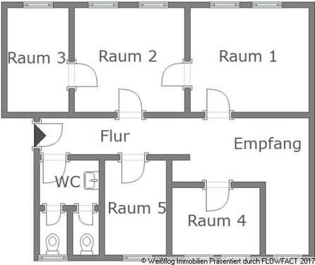 Foto - Büro in Riesa 886,50 € 98.5 m² - 886,50&nbsp;EUR Kaltmiete, ca.&nbsp; 98,50&nbsp;m&sup2;
