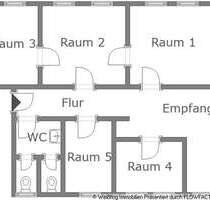 Büro in Riesa 886,50 € 98.5 m² - 886,50&nbsp;EUR Kaltmiete, ca.&nbsp; 98,50&nbsp;m&sup2; in Riesa (PLZ: 01587)
