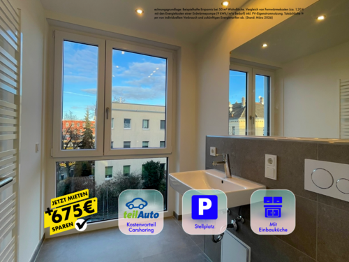 Foto - Wohnung zum Mieten in Leipzig 1.494,00 € 91.67 m²