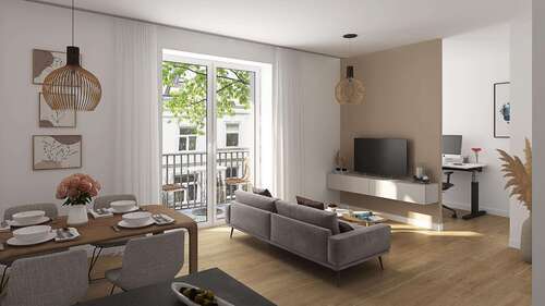 Foto - Wohnung zum Kaufen in Düsseldorf 740.000,00 € 84 m²