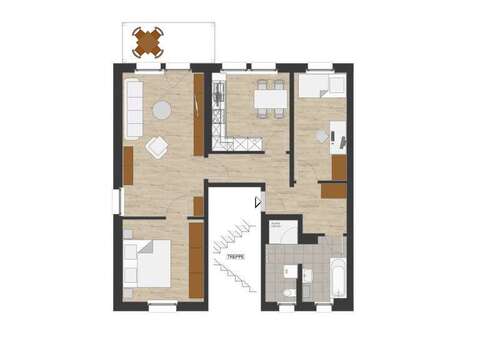 Foto - Wohnung zum Mieten in Zwickau 710,00 € 75 m²