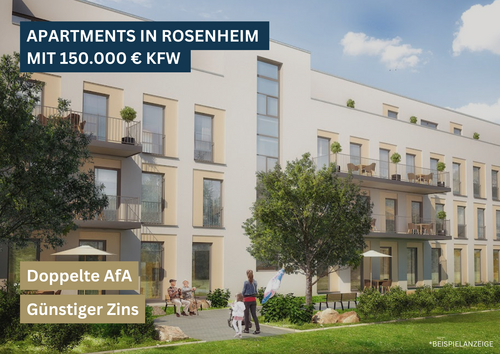 Foto - Wohnung zum Kaufen in Rosenheim 436.000,00 € 44 m²