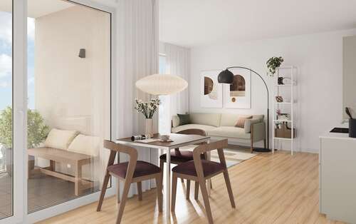 Foto - Wohnung zum Kaufen in Freiburg 395.000,00 € 56 m²