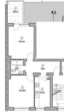 Foto - Wohnung zum Mieten in Mülheim an der Ruhr 625,00 € 50 m²