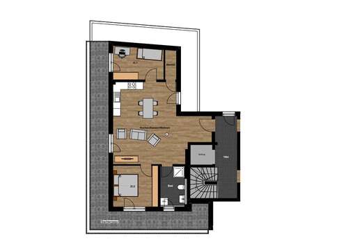 Foto - Wohnung zum Mieten in Pfungstadt 1.405,00 € 85 m²