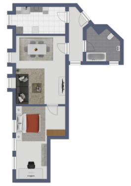 Foto - Wohnung zum Mieten in Leverkusen 810,00 € 90 m²