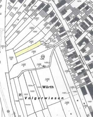 Foto - Grundstück zu verkaufen in Wörth 65.000,00 € 577 m²