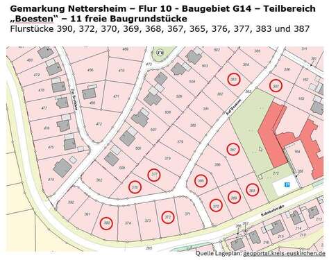 Foto - Grundstück zu verkaufen in Nettersheim 71.830,00 € 653 m²