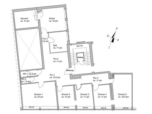 Foto - Wohnung zum Mieten in Duisburg 1.150,00 € 159 m²