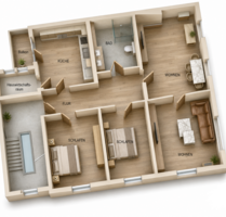 Wohnung zum Mieten in Achern 1.200,00 € 132 m²