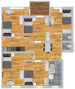 Foto - WG-Zimmer in München 850,00 € 10 m²