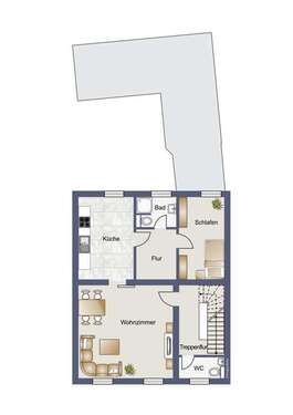 Foto - Wohnung zum Mieten in Aachen 650,00 € 69.69 m²
