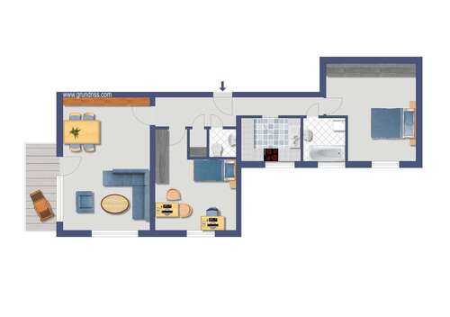 Foto - Wohnung zum Kaufen in Herdecke 149.000,00 € 85.86 m²
