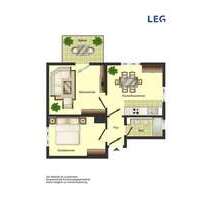 Wohnung zum Mieten in Herford 469,00 € 46.66 m²