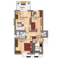 Wohnung zum Kaufen in Gersthofen 260.000,00 € 72.46 m²
