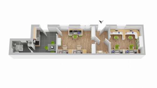 Foto - Büro in Achim 425,00 € 47.32 m²