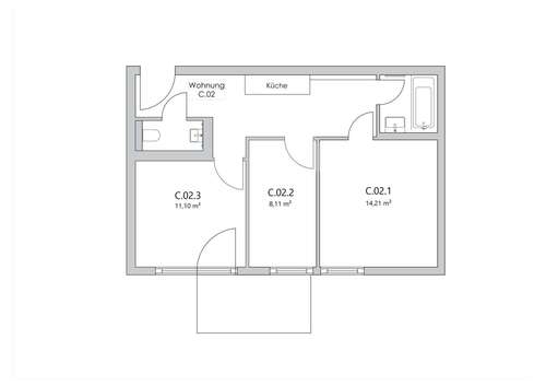Foto - WG-Zimmer in Berlin 750,00 € 14 m²