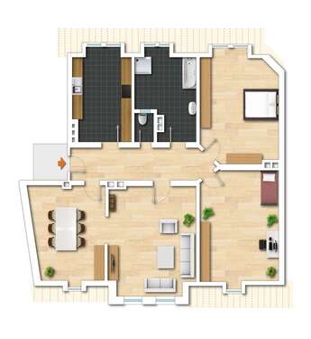 Foto - Wohnung zum Kaufen in Neunkirchen 145.000,00 € 150 m²