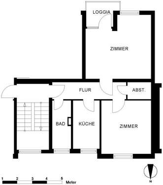 Foto - Wohnung zum Mieten in Oldenburg 445,00 € 50.8 m²