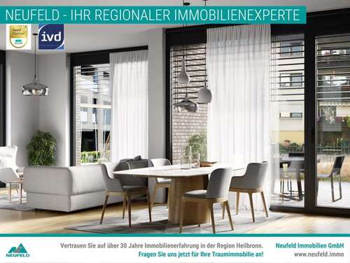 Foto - Wohnung zum Mieten in Oedheim 1.079,00 € 73.75 m²