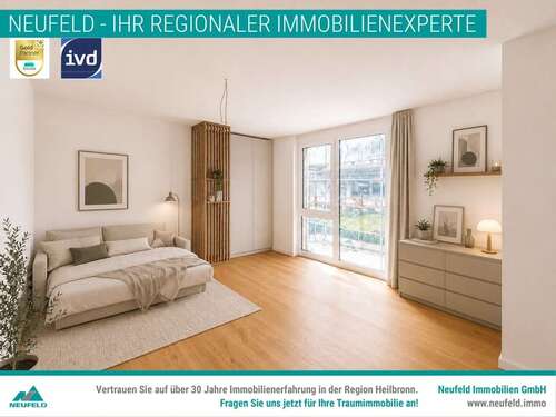 Foto - Wohnung zum Mieten in Oedheim 739,00 € 39.62 m²