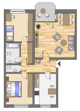 Foto - Wohnung zum Mieten in Dorsten 414,58 € 80.2 m²