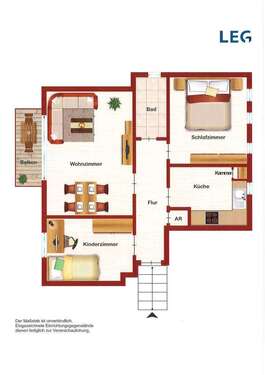 Foto - Wohnung zum Mieten in Alsdorf 499,00 € 68 m²