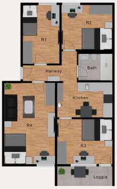 Foto - WG-Zimmer in Munich 790,00 € 14 m²