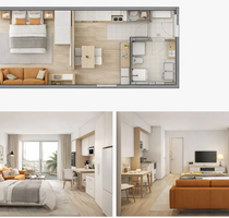 Wohnung zum Mieten in Darmstadt 780,00 € 28 m²